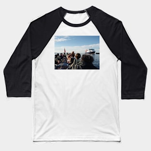 Paddling past the ferry Baseball T-Shirt